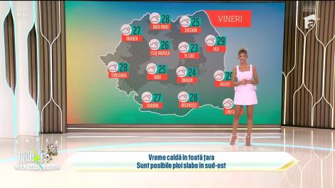 Super Neatza, 29 septembrie 2023. Prognoza meteo cu Ramona Olaru: Vremea se menține deosebit de caldă!