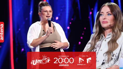 iUmor sezonul 15, 30 septembrie 2023. Hannah Becker, moment de umor dedicat celor care au probleme cu greutatea