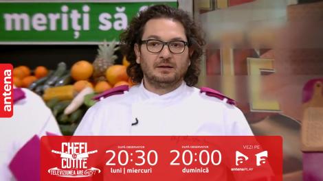 Chefi la cuțite | Sezonul 12, 2 octombrie 2023. Nici bine nu a început proba că Florin Dumitrescu și-a ieșit din minți: „Am înnebunit!”
