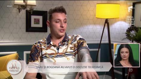 Mireasa sezonul 8, 3 octombrie 2023. Bogdana a încercat să îl domolească pe Liviu prin telefon!