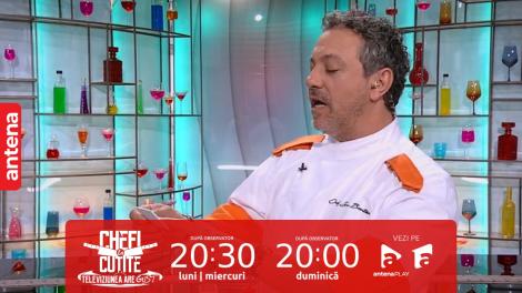 Chefi la cuțite | Sezonul 12, 4 octombrie 2023. Cătălin Scărlătescu și Sorin Bontea s-au duelat în amulete! Cine a dat un avantaj puternic
