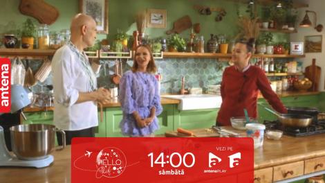Hello Chef sezonul 6, 7 octombrie 2023. Roxana Blenche, Damian Drăghici și Andreea Antonescu au gătit Tuslama
