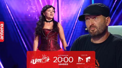 iUmor sezonul 15, 7 octombrie 2023. Loreta Nicolai, un număr care a creat confuzie la masa juriului