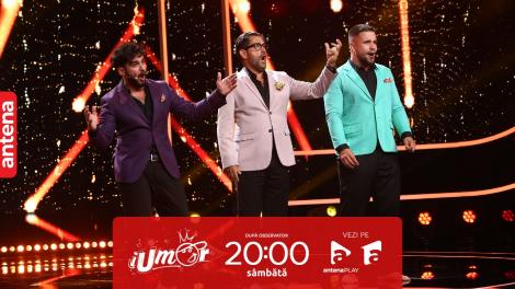 iUmor sezonul 15, 7 octombrie 2023. The Free Tenors, super show de stand-up comedy muzical