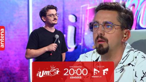 iUmor sezonul 15, 7 octombrie 2023. Vlad Olteanu, un număr de stand-up care nu a prea a fost pe placul lui Cosmin Natanticu