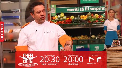 Chefi la cuțite | Sezonul 12, 11 octombrie 2023. Chef Sorin Bontea a spart și a părăsit platoul emisiunii: Îmi exploda vena!