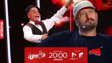 iUmor sezonul 15, 14 octombrie 2023. Jason Medini, număr senzațional de circ