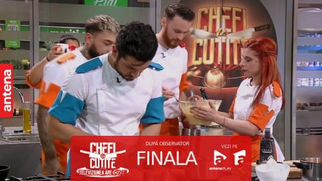 Finala Chefi la cuțite | Sezonul 12, 18 octombrie 2023. Raluca Hulubei nu și-a mai putut stăpâni nervii și i-a adresat replici acide lui Valentin Timofte