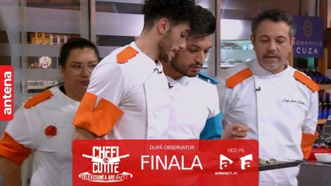 Finala Chefi la cuțite | Sezonul 12, 18 octombrie 2023. Ce „păcat” a făcut Habibi, după ce chefii au intrat în bucătărie