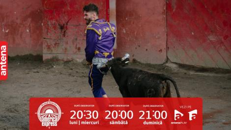 America Express, 25 octombrie 2023. Edward Sanda, lovit de un taur dezlănțuit!