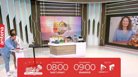 Super Neatza, 26 octombrie 2023. Rețeta de zacuscă! Ce a câștigat Maria Florența