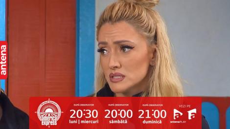 America Express, 29 octombrie 2023. Iuliana Pepene, emoționată până la lacrimi. Ce s-a întâmplat
