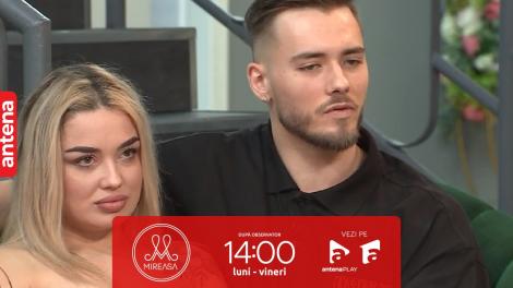 Mireasa sezonul 8, 31 octombrie 2023. Ioana crede că Marius s-a apropiat de ea pentru a-i fi "pansament"