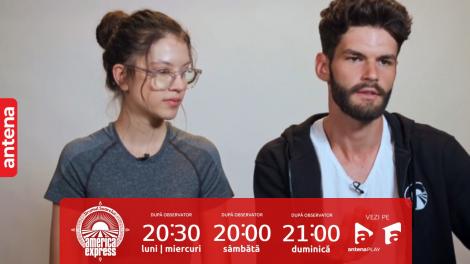 America Express, 31 octombrie 2023. Ce au pățit Edward Sanda și Cleopatra Stratan în timp ce așteptau autobuzul: „Mi s-au tăiat picioarele”