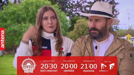 America Express, 1 noiembrie 2023. Iulia și Mike, nevoiți să devină vânzători ambulanți: „Căruciorul a plecat să vândă singur!”