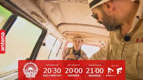 America Express, 1 noiembrie 2023. Iulia Albu, moment de panică într-o mașină: „Ține-mă!”