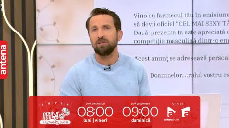 Super Neatza, 3 noiembrie 2023. Concursul Cel mai sexy tătic! Andrei Banciu, candidatul zilei