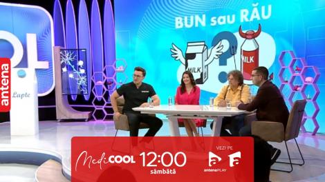 Medicool sezonul 5, 4 noiembrie 2023. Laptele, bun sau rău pentru sănătatea noastră?