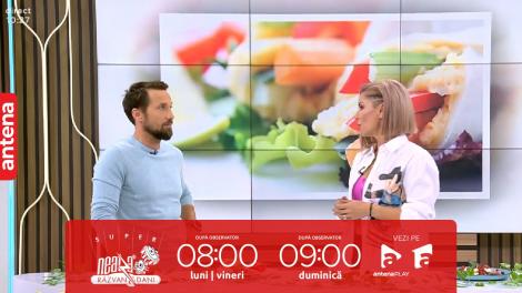 Super Neatza, 3 noiembrie 2023. Idei de gustări rapide și nutritive, gata în cinci minute