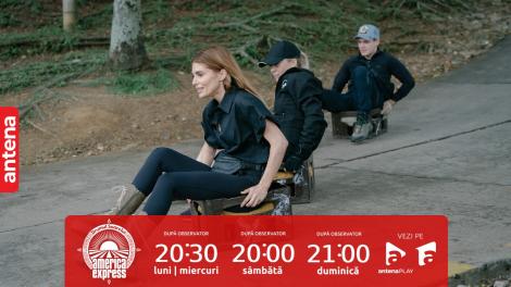 America Express, 4 noiembrie 2023. Irina Fodor a venit cu o probă inedită! Concurenții s-au dat cu lăzile de bere pe derdeluș