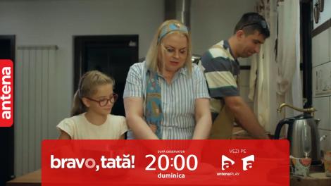 Bravo, tată! | Sezonul 1, episodul 2, 5 noiembrie 2023. Rețeta pregătită de profesoara Evelinei îi face probleme serioase lui Emil