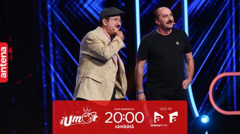 iUmor sezonul 15, 11 noiembrie 2023. Romică Țociu și Cornel Palade, număr senzațional de comedie: Lasă-mă în pace cu vrajeala!