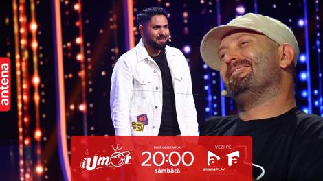 iUmor sezonul 15, 11 noiembrie 2023. Florin Oancea, număr de stand up! Jurații s-au amuzat copios