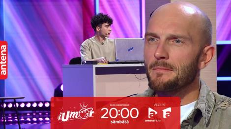 iUmor sezonul 15, 11 noiembrie 2023. Ștefan Ene, moment de comedie inocent! Ce îi spun jurații