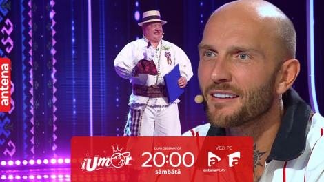 iUmor sezonul 15, 11 noiembrie 2023. Marian Vida i-a veselit pe jurați cu pălincă și alte bunătăți