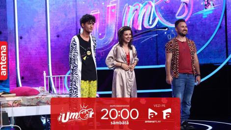 iUmor sezonul 15, 11 noiembrie 2023. Ovidiu Anton și Anda, moment umoristic: Dacă alta mai mare n-ai, e ok!