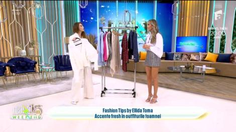 Neatza de Weekend, 12 noiembrie 2023. Fashion Tips by Ellida Toma: Accente fresh în outfiturile toamnei