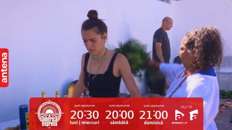 America Express, 13 noiembrie 2023. Ce s-a întâmplat când concurenții au ajuns la șaman. Cum a reacționat Alexia