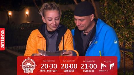 America Express, 15 noiembrie 2023. Giulia și Vlad au citit scrisorile de la copii și nu și-au mai putut stăpâni lacrimile