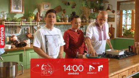 Hello Chef sezonul 6, 18 noiembrie 2023. Roxana Blenche, Damian Drăghici și Radu Țibulcă au gătit Vărzari moldovenești