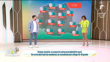 Super Neatza, 20 noiembrie 2023. Prognoza meteo cu Ramona Olaru: Vreme variată, cu soare în sud și precipitații în nord!