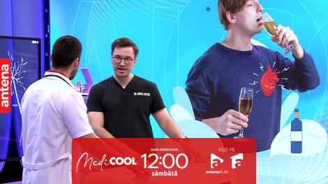 Medicool sezonul 5, 25 noiembrie 2023. Cum ne afectează consumul de alcool inima