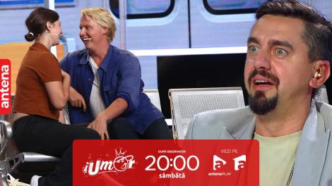 iUmor sezonul 15, 25 noiembrie 2023. Scenetă inedită! Alexandra Nedel și Ian au stârnit hohote de râs