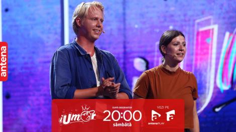 iUmor sezonul 15, 25 noiembrie 2023. Alexandra Nedel și Ian - jurizare
