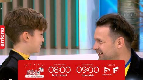 Super Neatza, 29 noiembrie 2023. Moment magic cu Robert Tudor și fiul său, David