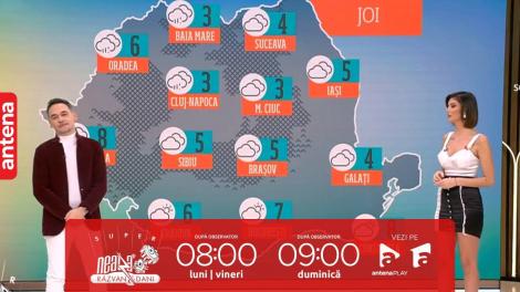 Super Neatza, 30 noiembrie 2023. Prognoza meteo cu Ramona Olaru: Vreme rece cu ploi în nord și vest