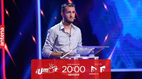 iUmor sezonul 15, 2 decembrie 2023. Andrei Ungureanu aka Omul cu Tourette, număr despre "boala taximetristului de București": Înjur mult, din senin și fără rost!