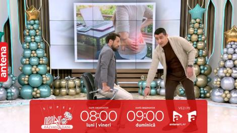 Super Neatza, 8 decembrie 2023. Cum diminuăm durerea de spate prin exerciții care întăresc mușchii