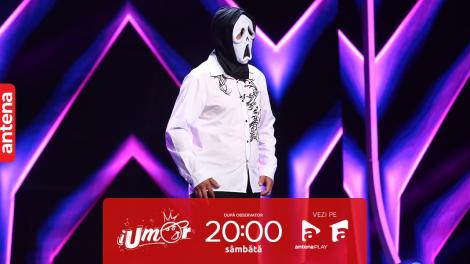 iUmor sezonul 15, 9 decembrie 2023. Scream vrea să ridice sala în picioare cu numărul său