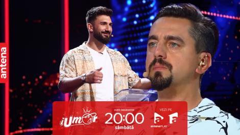 iUmor sezonul 15, 9 decembrie 2023. Antonio Anghel de la Mireasa, număr de roast: Nu știu cum de am câștigat!