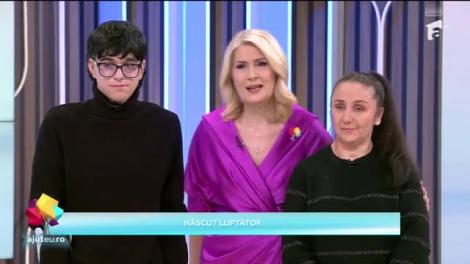 Ionuț Merla s-a născut luptător! Tânărul are o malformație ce îl împiedică să meargă