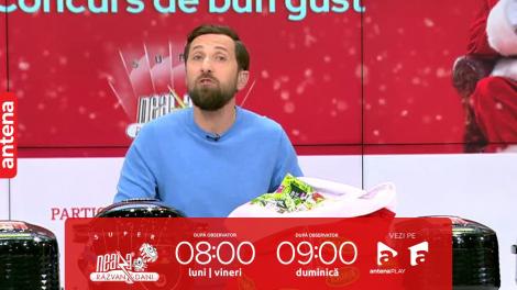 Super Neatza, 14 decembrie 2023. Concurs de bun gust: Ce a câștigat Ionuț Efrim