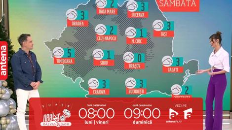 Super Neatza, 15 decembrie 2023. Prognoza meteo cu Ramona Olaru: Vremea închisă și rece