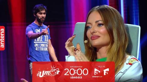 iUmor sezonul 15, 16 decembrie 2023. Valentin Andrieș, concurentul nevăzător care face haz de necaz! Cine i-a luat fața pe scenă