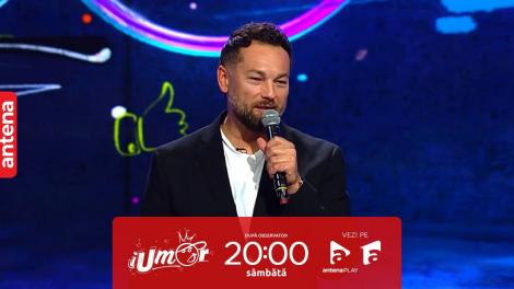iUmor sezonul 15, 16 decembrie 2023. Cătălin Bordea are mai nou păr pe cap! În ce ipostaze i-a pus Nick Bodea pe jurați