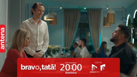 Bravo, tată! | Sezonul 1, episodul 9, 17 decembrie 2023. Angelica descoperă că Sică este bărbatul cu care are date: Ai mușcat la vrăjeală dulce!